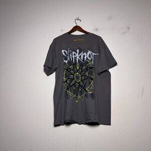 Slipknot Graphic T Shirt Men XXL Summer Tour Goth Band Indie Rock Y2K Metal Grey